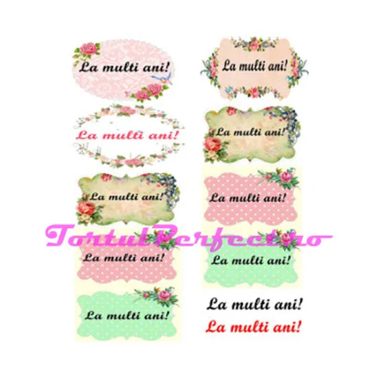 Imagine comestibila "La Multi Ani"