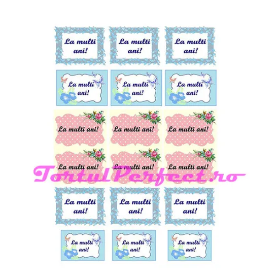 Imagine comestibila "La Multi Ani"