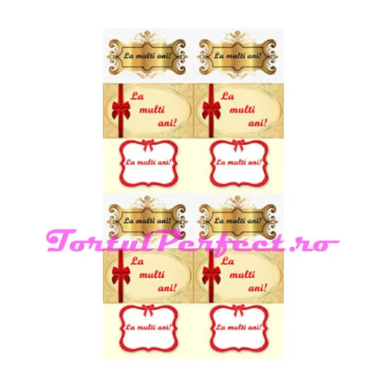 Imagine comestibila "La Multi Ani"