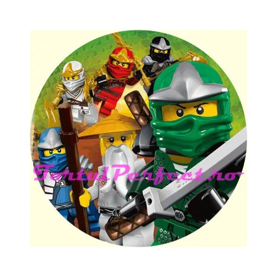 Imagine comestibila "Lego World"