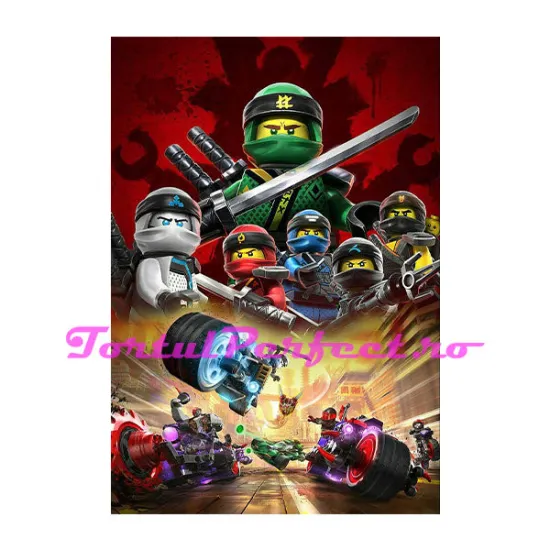 Imagine comestibila "Lego World"