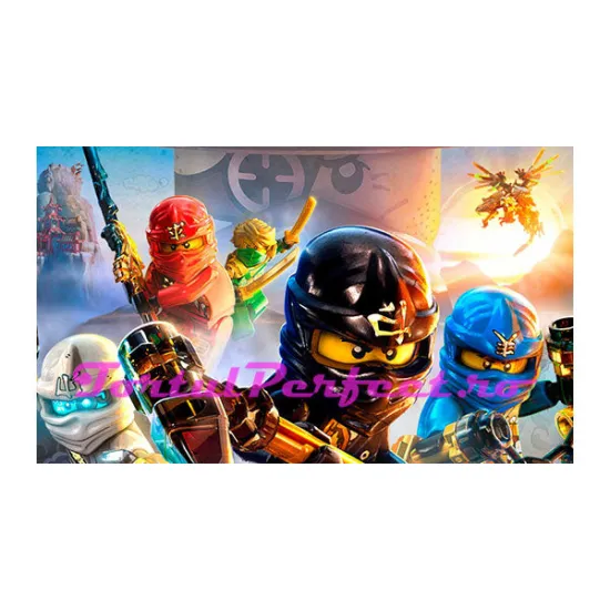 Imagine comestibila "Lego World"