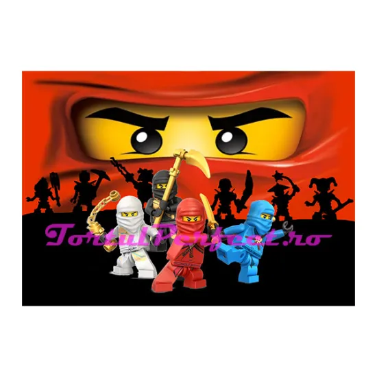 Imagine comestibila "Lego World"