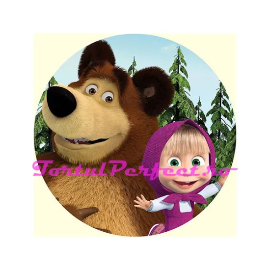 Imagine comestibila "Masha si Ursul"