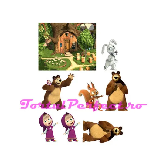 Imagine comestibila "Masha si Ursul"