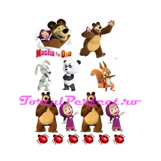 Imagine comestibila "Masha si Ursul"