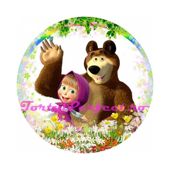 Imagine comestibila "Masha si Ursul"