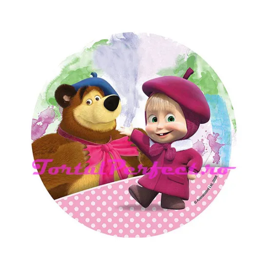 Imagine comestibila "Masha si Ursul"