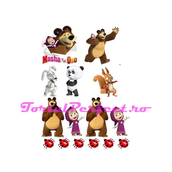 Imagine comestibila "Masha si Ursul"