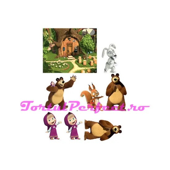 Imagine comestibila "Masha si Ursul"