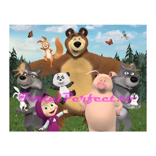 Imagine comestibila "Masha si Ursul"