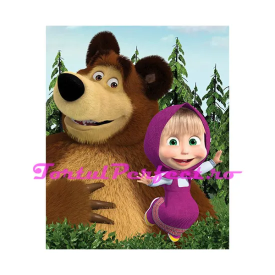 Imagine comestibila "Masha si Ursul"
