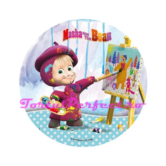 Imagine comestibila "Masha si Ursul"