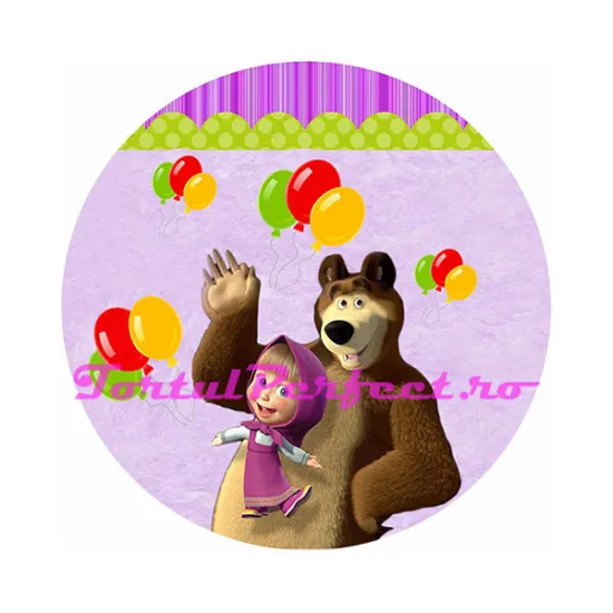 Imagine comestibila "Masha si Ursul"