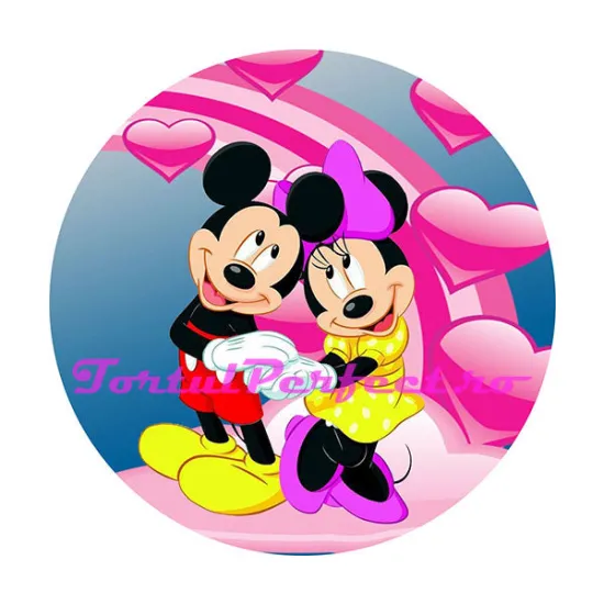 Imagine comestibila "Mickey & Minnie"