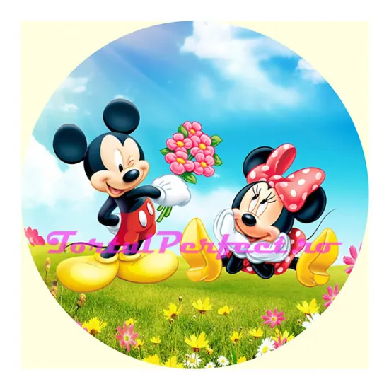 Imagine comestibila "Mickey & Minnie"