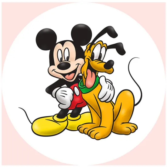 Imagine comestibila "Mickey Mouse si Pluto"