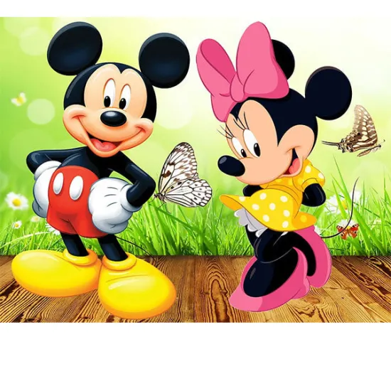 Imagine comestibila "Mickey si Minnie"