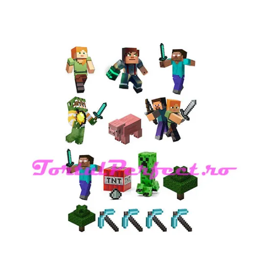 Imagine comestibila "Minecraft"
