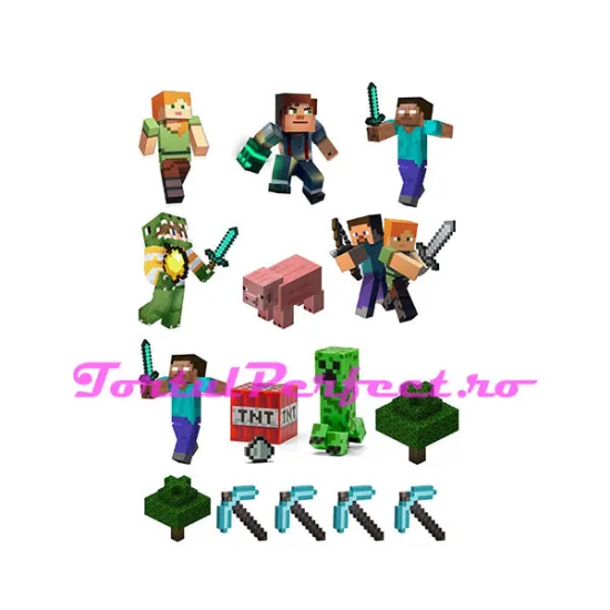 Imagine comestibila "Minecraft"