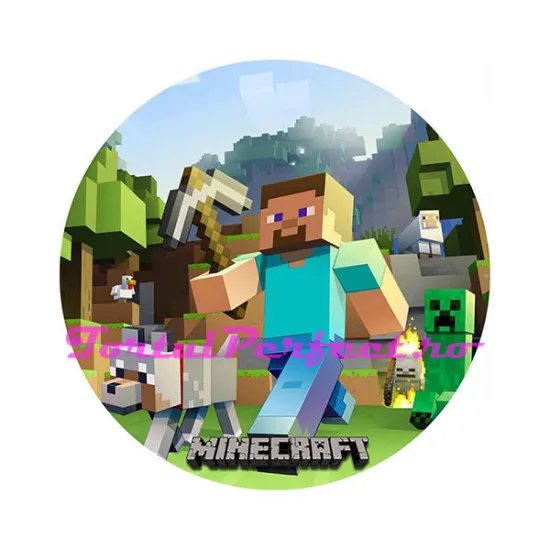 Imagine comestibila "Minecraft"