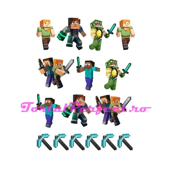 Imagine comestibila "Minecraft"