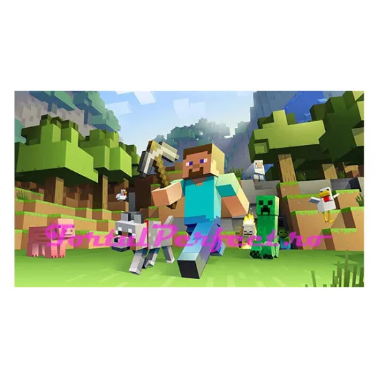Imagine comestibila "Minecraft"