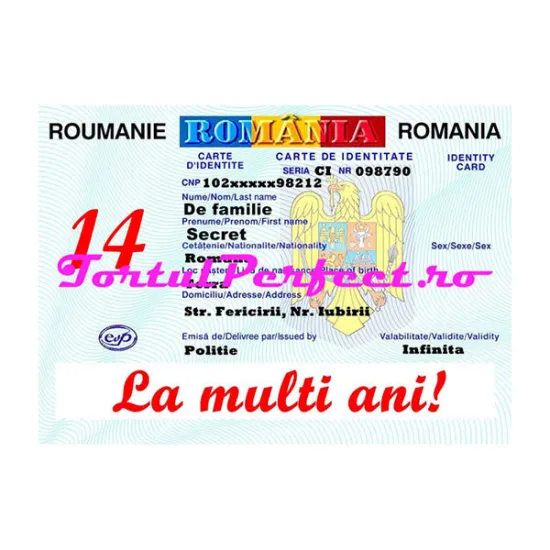 Imagine comestibila "Carte de Identitate"