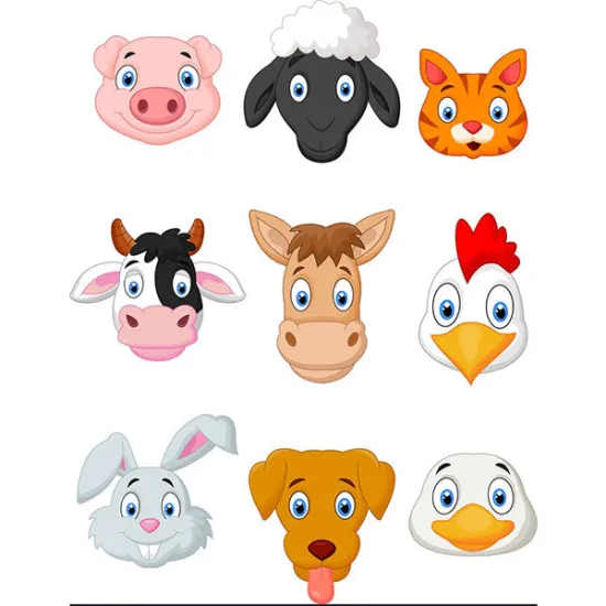 Imagine comestibila "Colaj Animale de la Ferma"