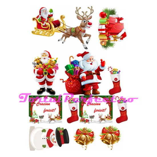 Imagine comestibila "Colaj de Craciun"