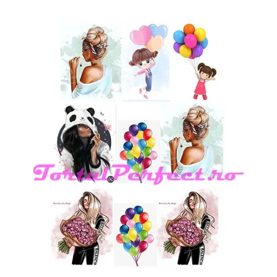 Imagine comestibila "Colaj Fete"