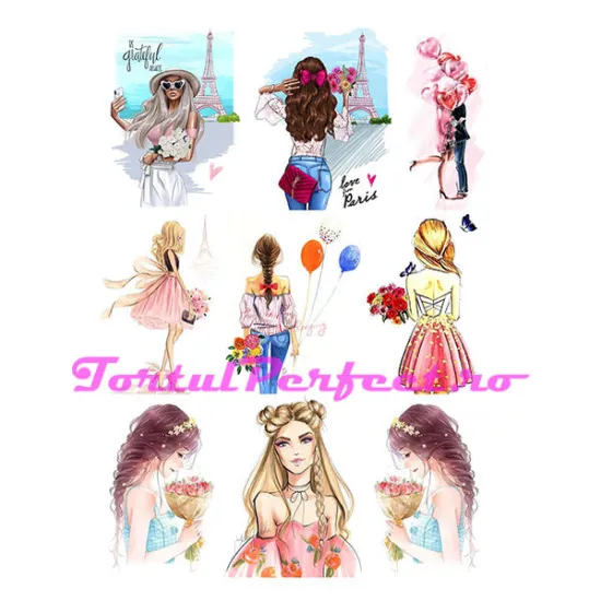 Imagine comestibila "Colaj Fete"