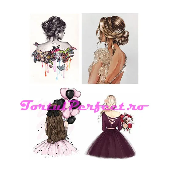 Imagine comestibila "Colaj Fete"