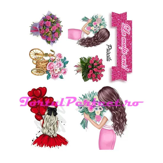 Imagine comestibila "Colaj Fete"