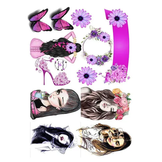 Imagine comestibila "Colaj Fete"