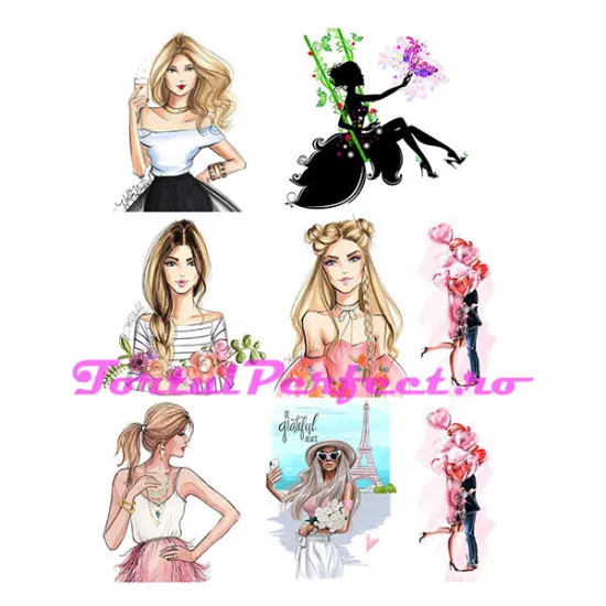 Imagine comestibila "Colaj Fete"