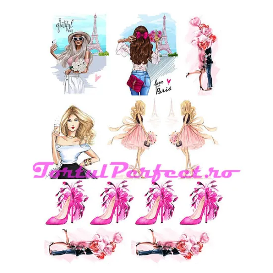 Imagine comestibila "Colaj Fete"