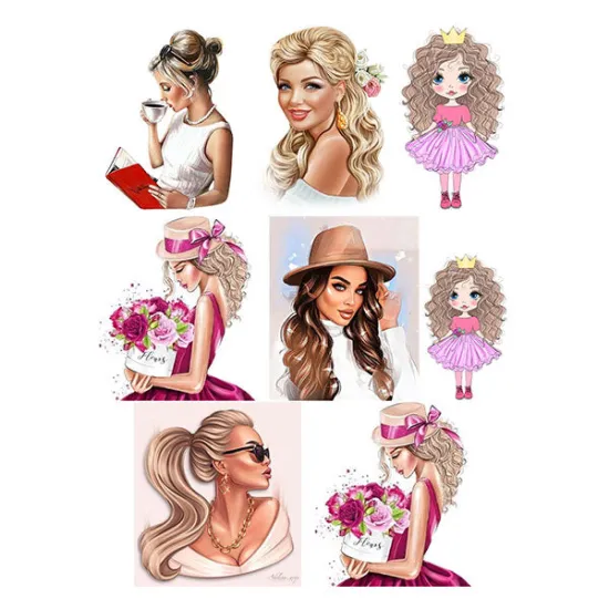 Imagine comestibila "Colaj Fete"