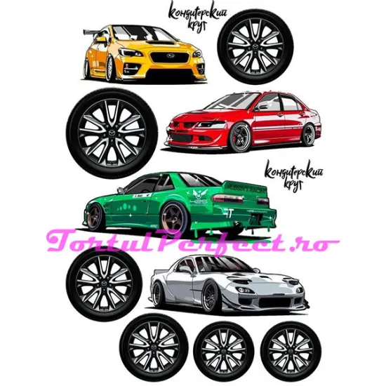 Imagine comestibila "Colaj Masini"