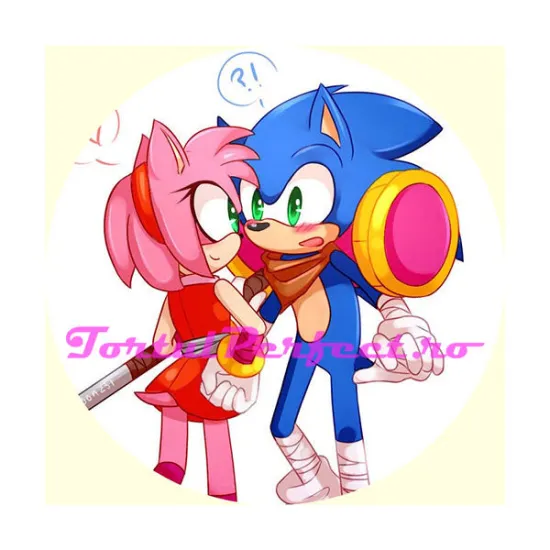 Imagine comestibila "Colaj Sonic"