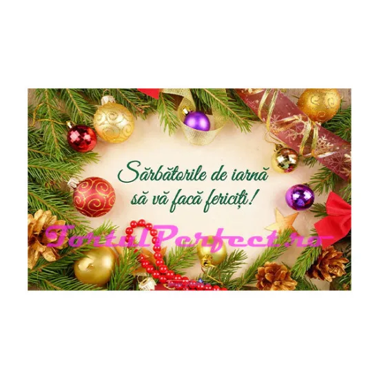 Imagine comestibila "De Craciun"