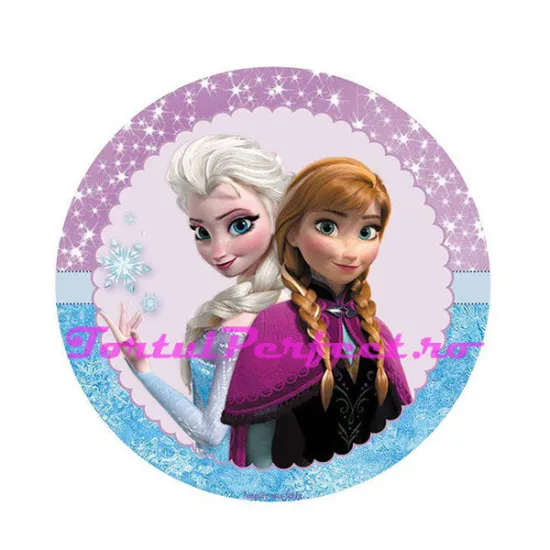 Imagine comestibila "Elsa si Ana din Frozen"