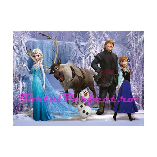 Imagine comestibila "Elsa si Ana din Frozen"