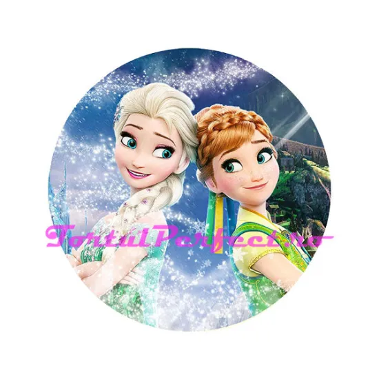 Imagine comestibila "Elsa si Ana din Frozen"