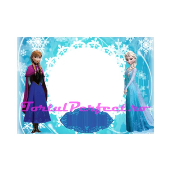 Imagine comestibila "Elsa si Ana din Frozen"