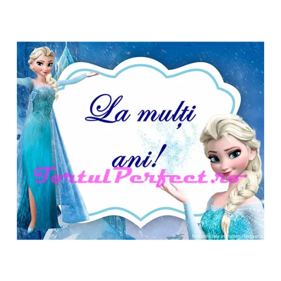 Imagine comestibila "Elsa si Ana din Frozen"