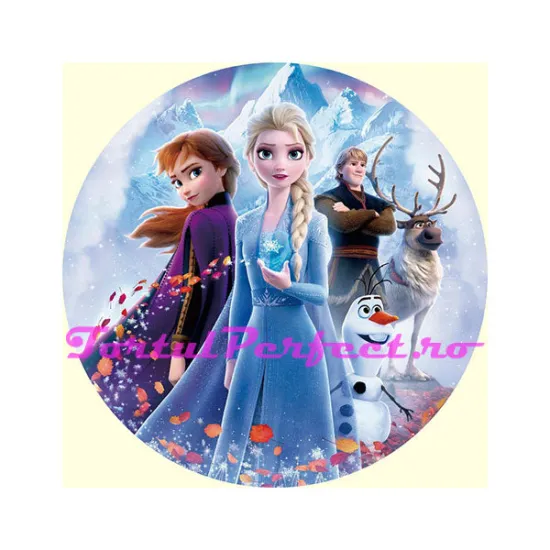 Imagine comestibila "Elsa si Ana din Frozen"