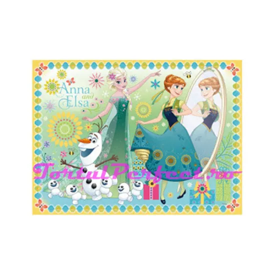 Imagine comestibila "Elsa si Ana din Frozen"
