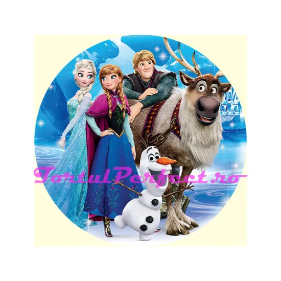 Imagine comestibila "Elsa si Ana din Frozen"