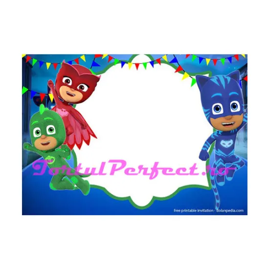 Imagine comestibila "Eroi in Pijama"